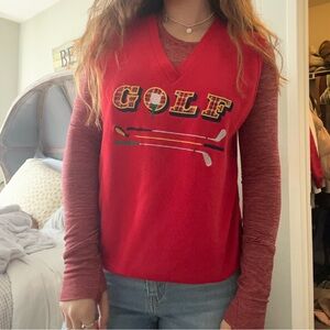 Vintage Golf Sweater Vest